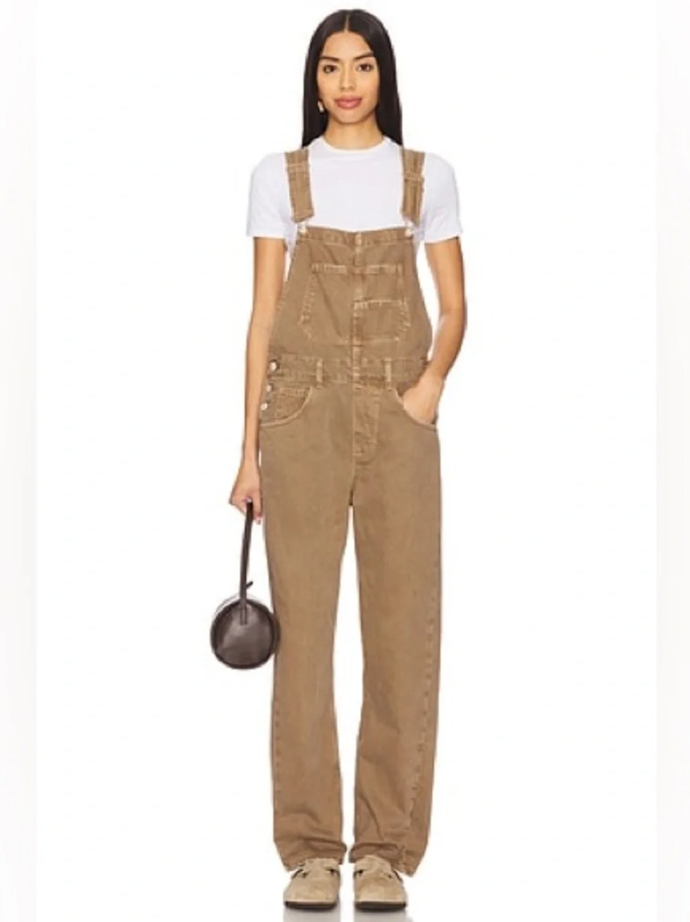 Free people We The Free Ziggy Denim Overall in Lasso size XS chic retro boho 70s